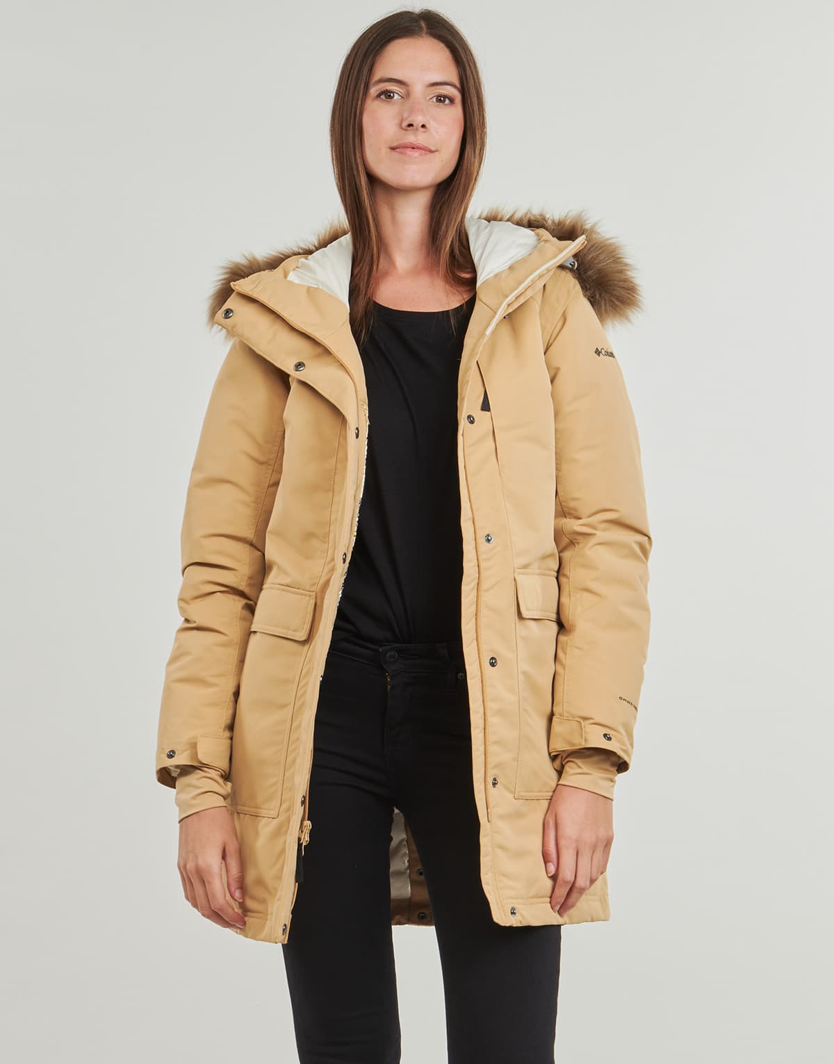 Women's Parkas Columbia Beige