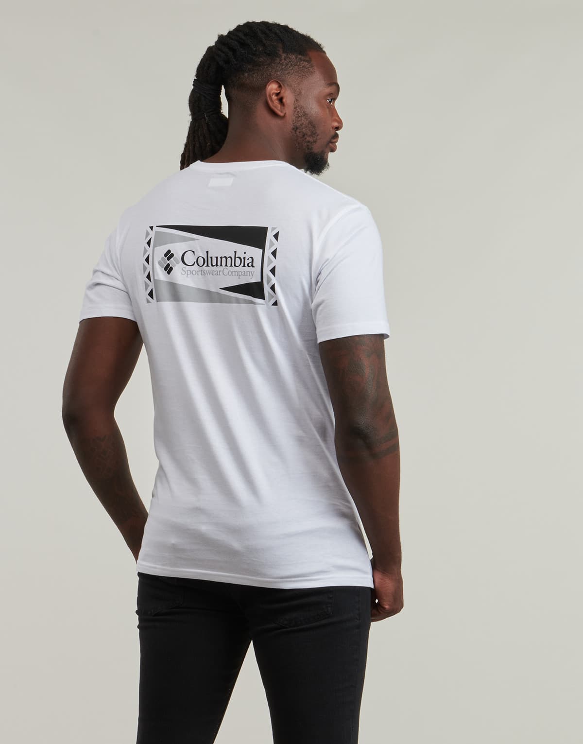 Men's T-Shirts Columbia White