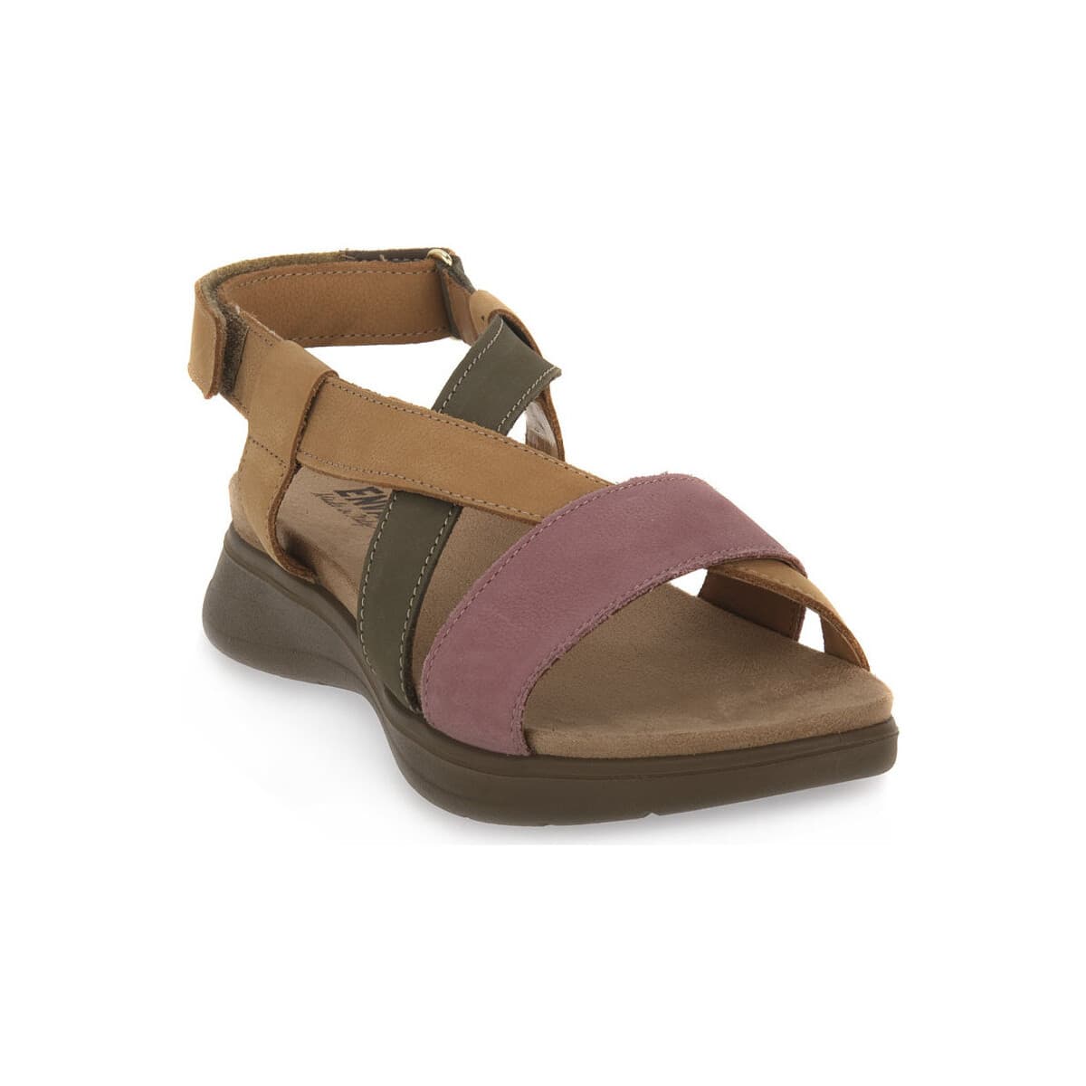 Σανδάλια με πλατφόρμα Enval SAMIRA COGNAC