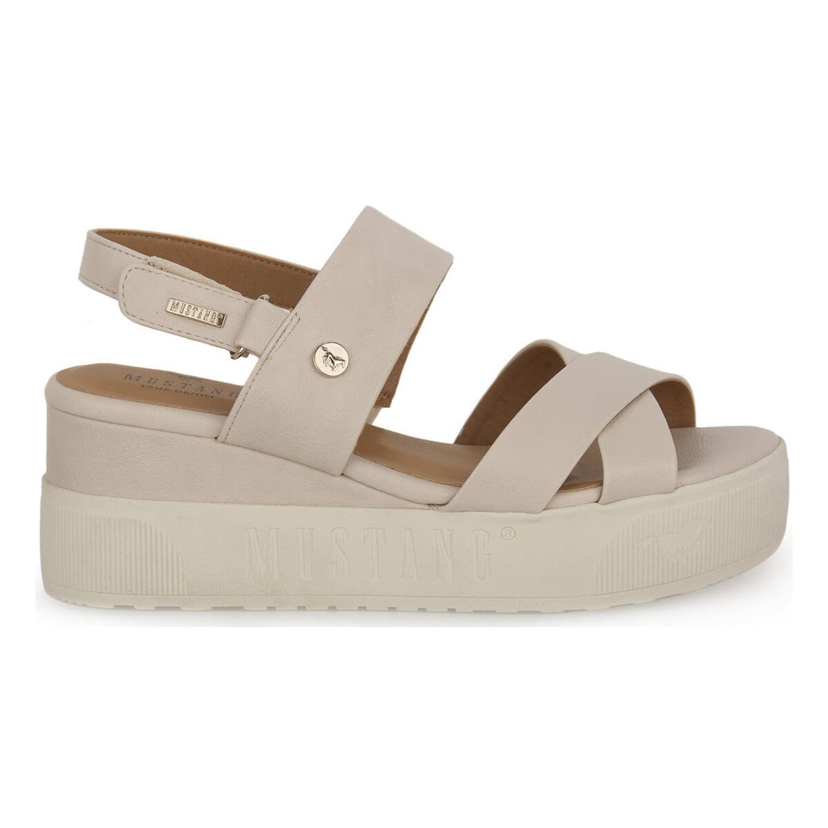 Women's Platforms Mustang Beige