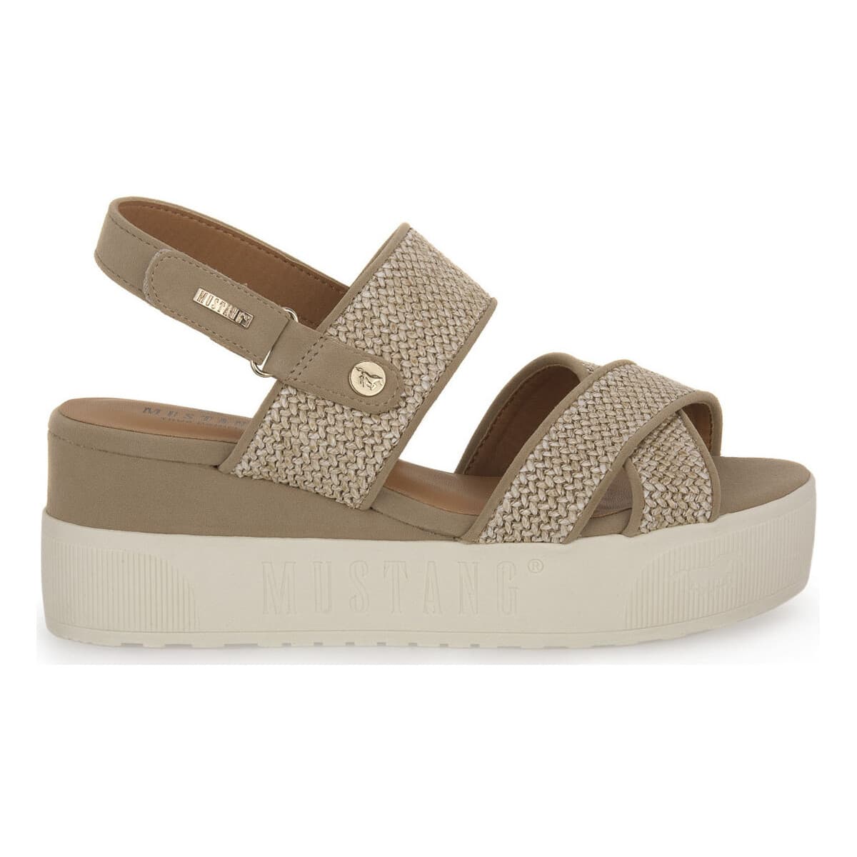Women's Platforms Mustang Beige