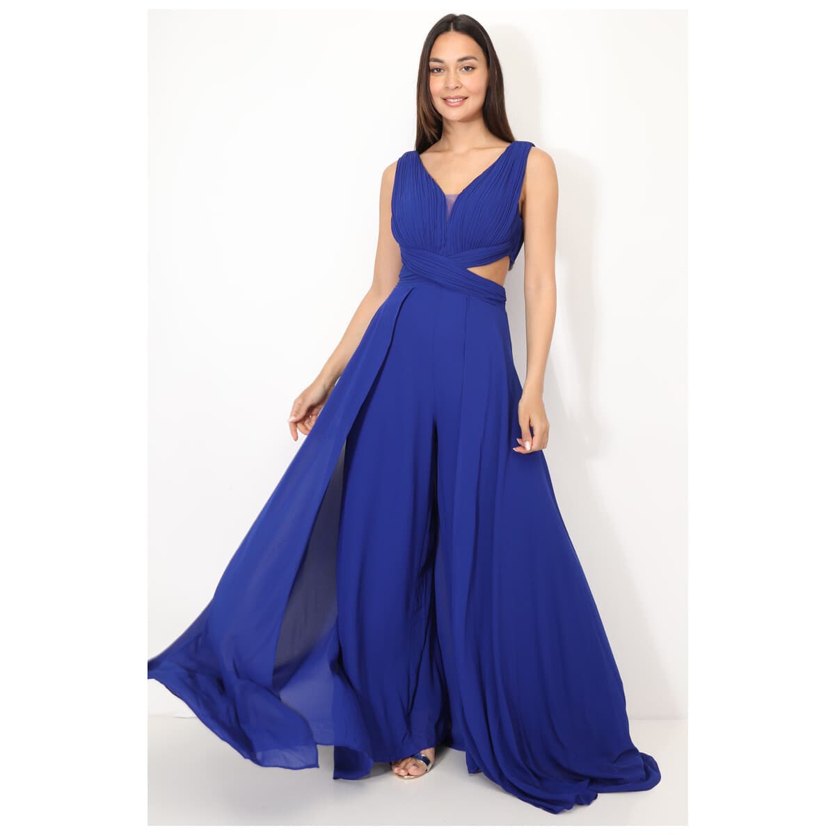 Women's Jumpsuits La Modeuse Blue