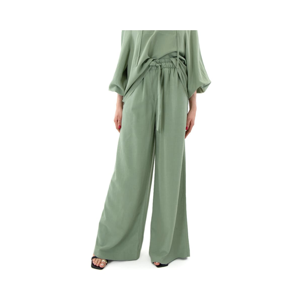 Women's Pants Black N Black Multicolor