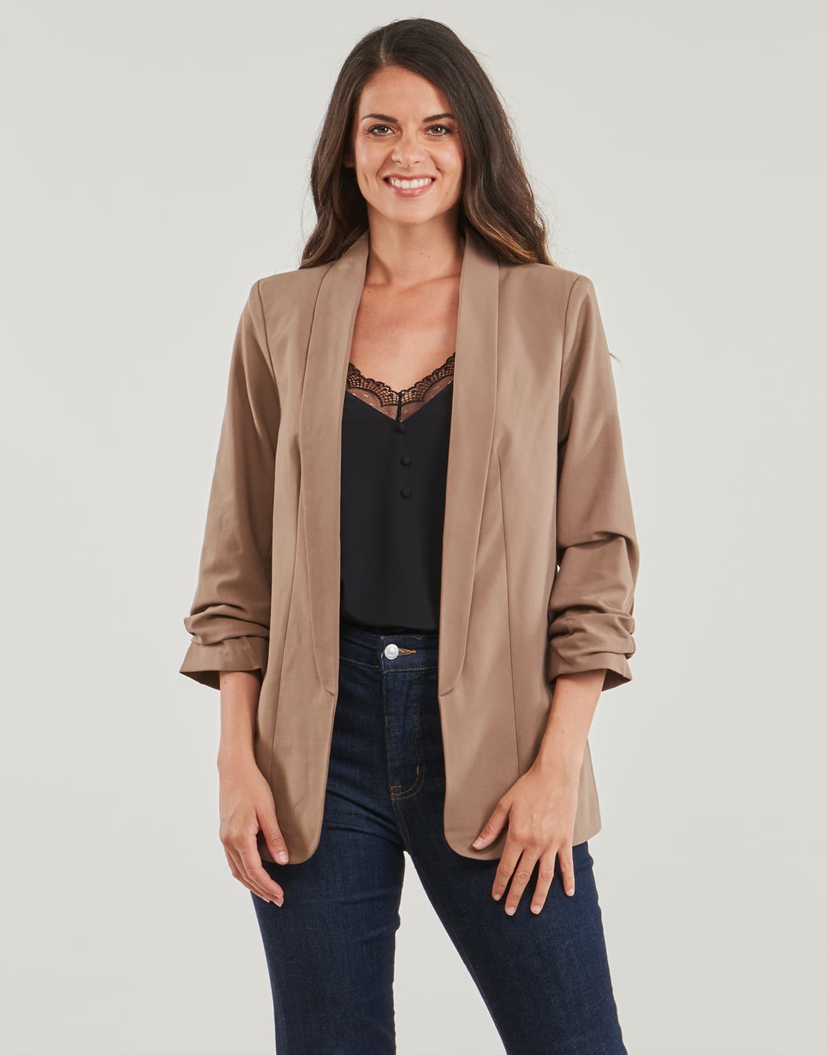 Women's Blazers Pieces Brown