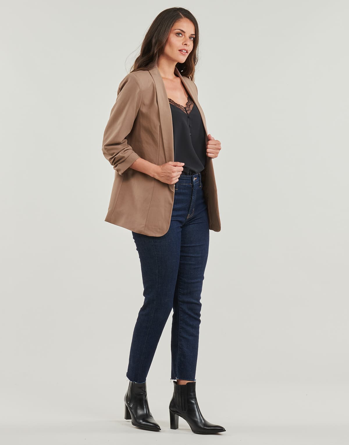 Women's Blazers Pieces Brown