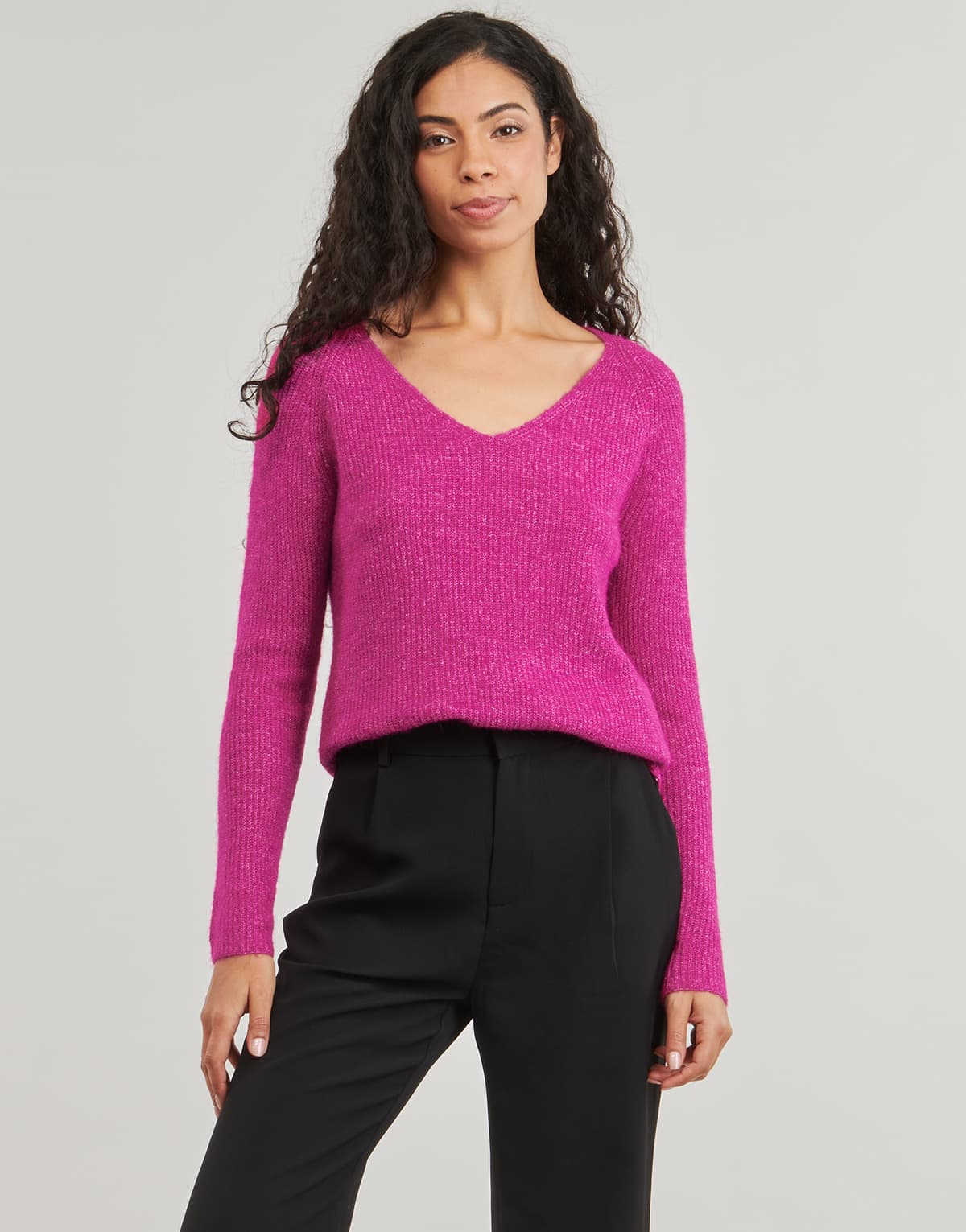Women's Sweaters Pieces Pink