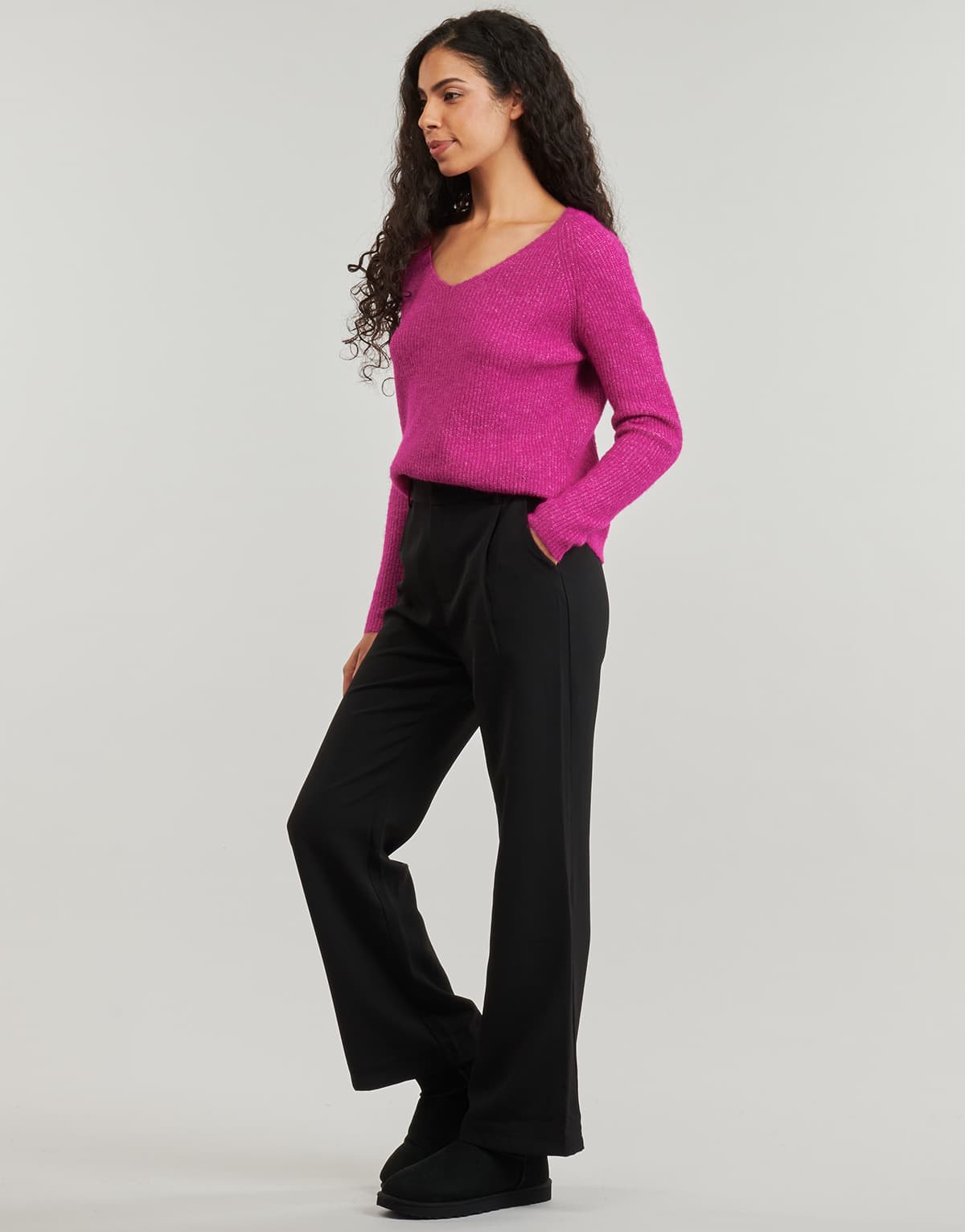 Women's Sweaters Pieces Pink