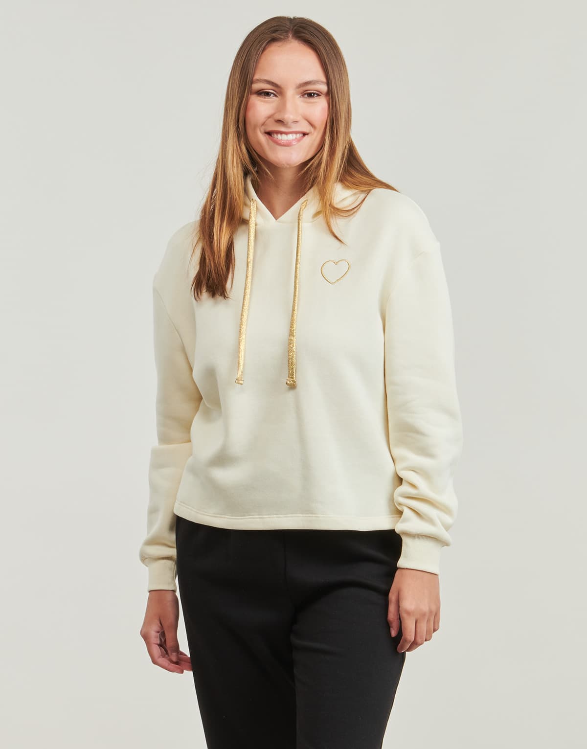 Women's Sweatshirts Pieces Beige