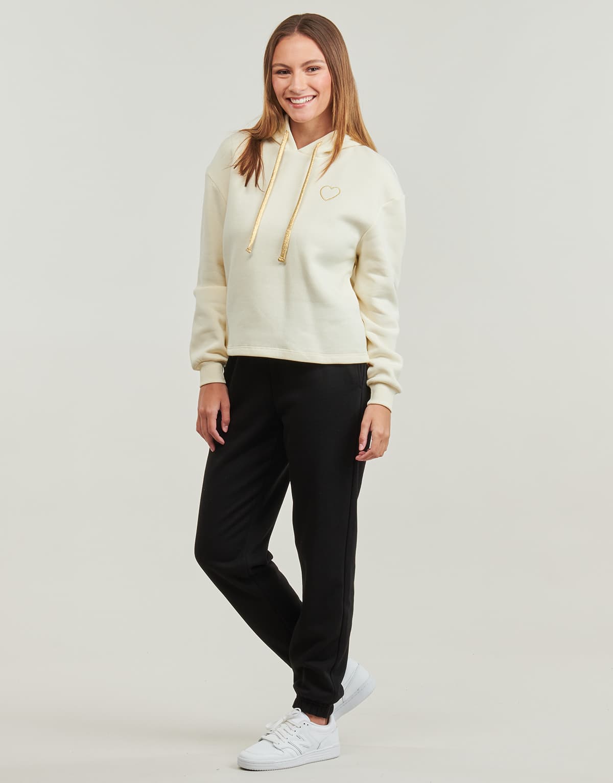 Women's Sweatshirts Pieces Beige