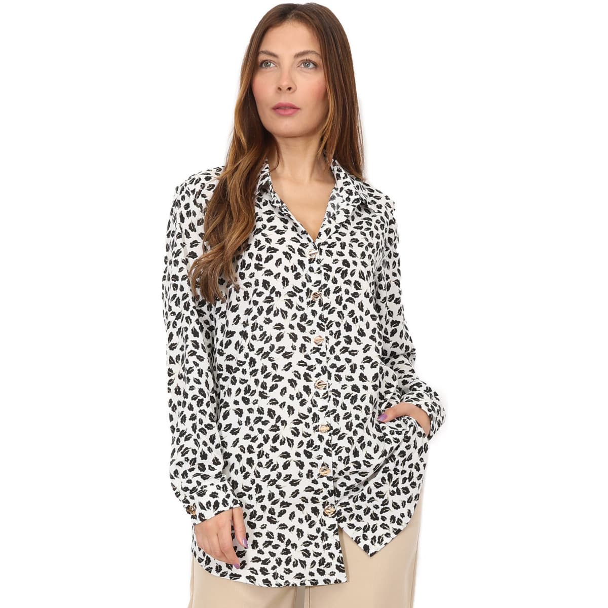 Women's Shirts La Modeuse White