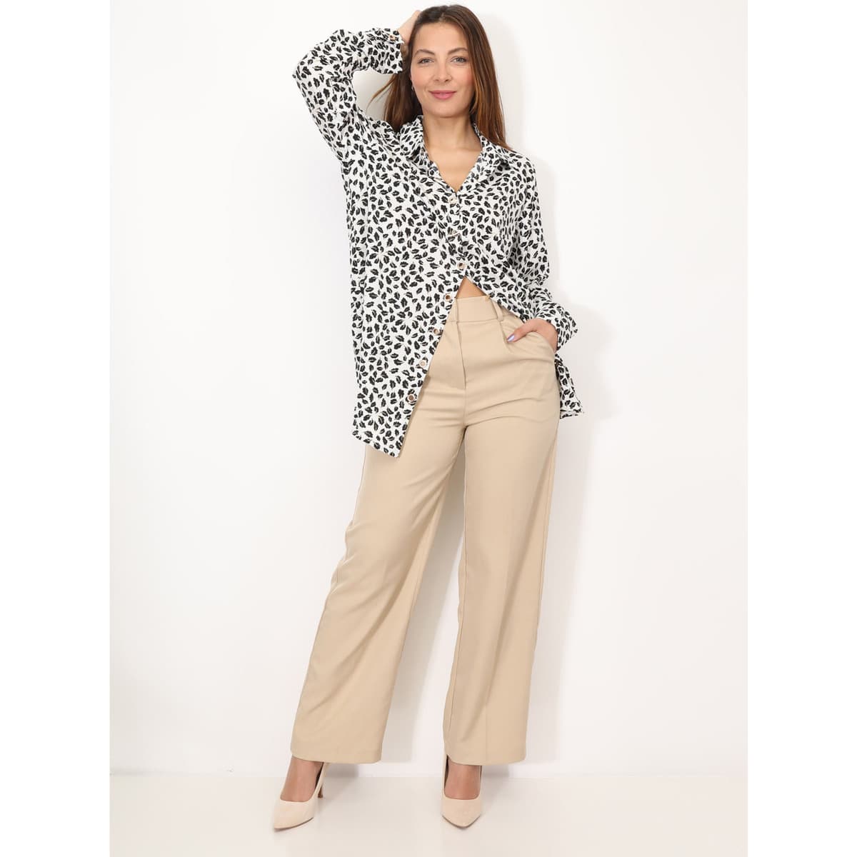 Women's Shirts La Modeuse White