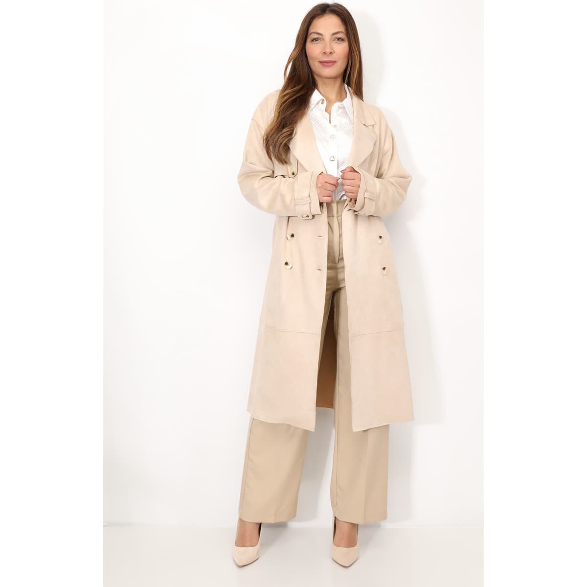 Women's Coats La Modeuse Beige