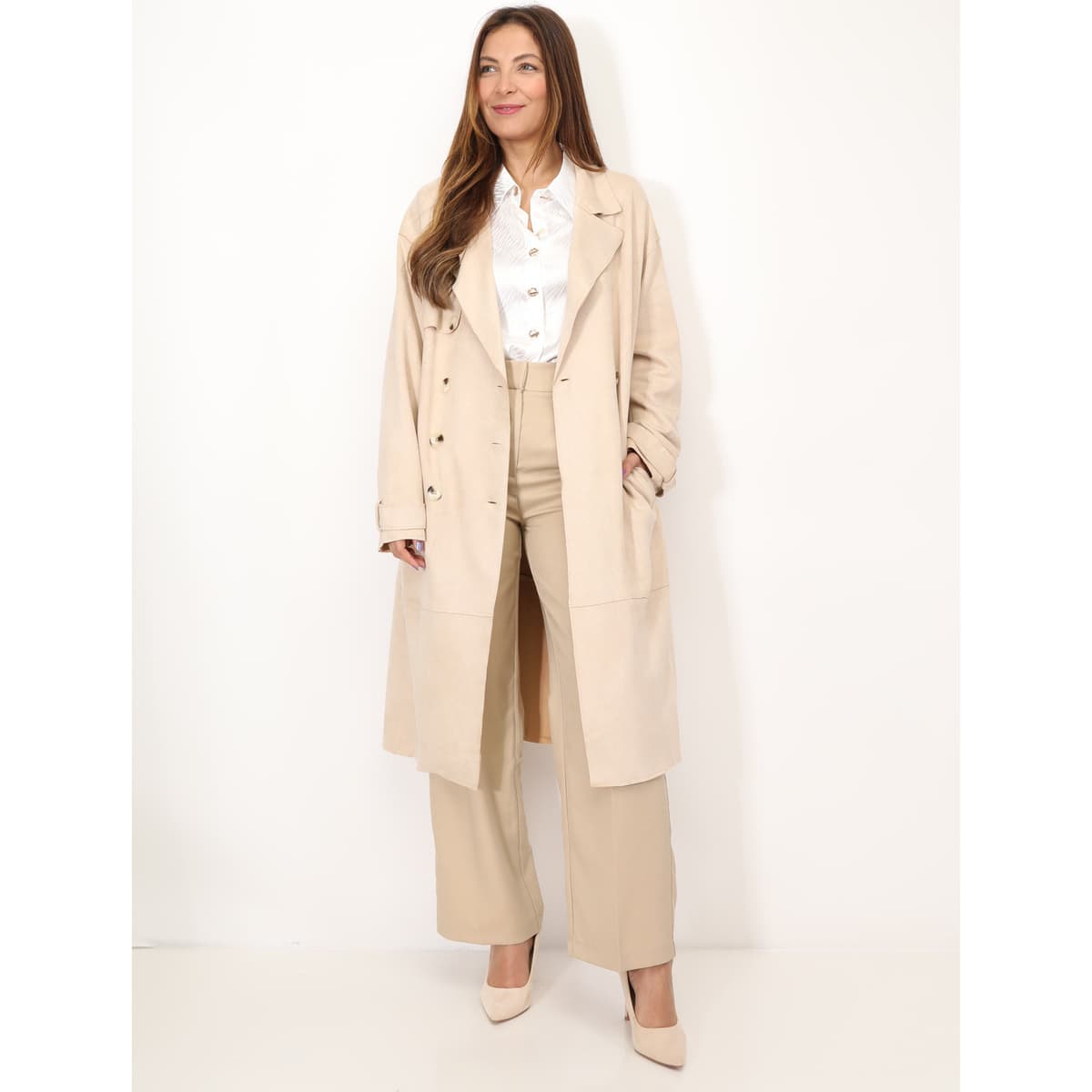 Women's Coats La Modeuse Beige