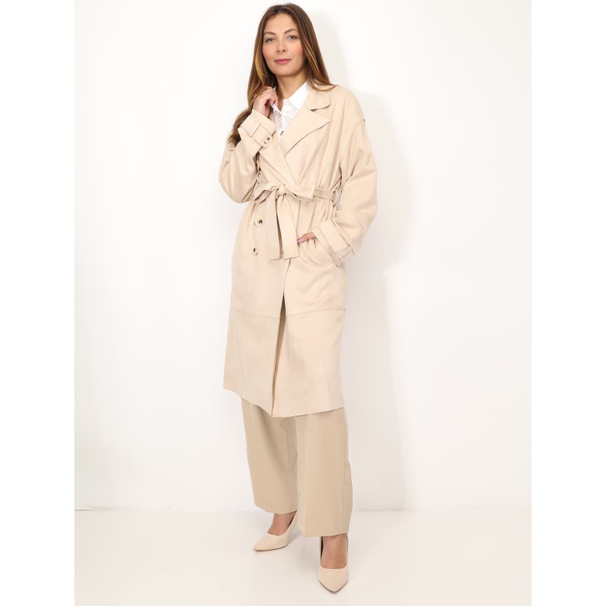 Women's Coats La Modeuse Beige