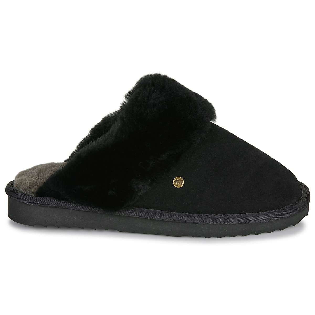 Women's House Slippers Warmbat Black