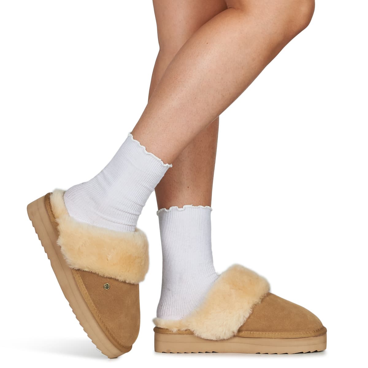 Women's House Slippers Warmbat Brown