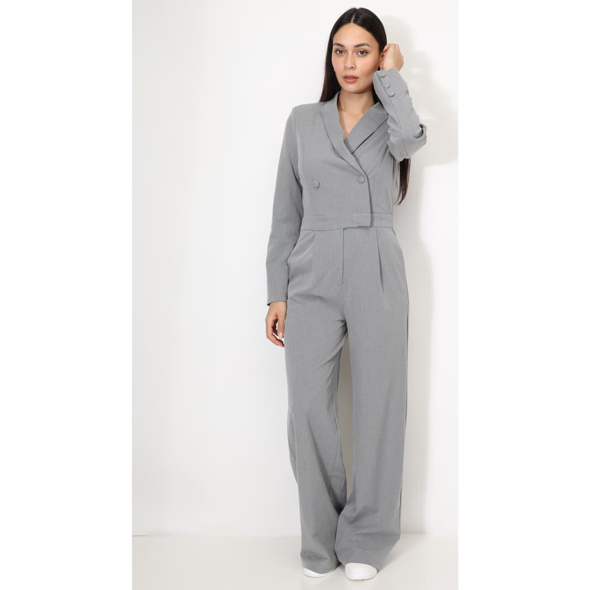 Women's Jumpsuits La Modeuse Gray