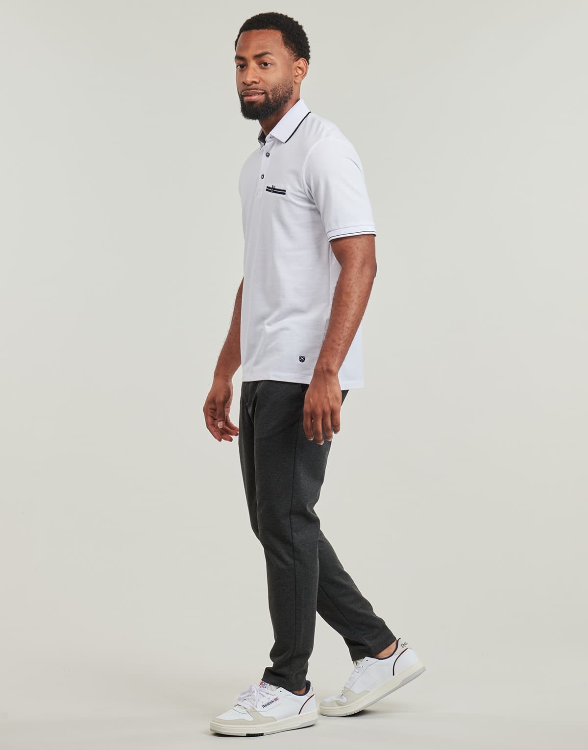 Men's Polo Shirts Jack & Jones White