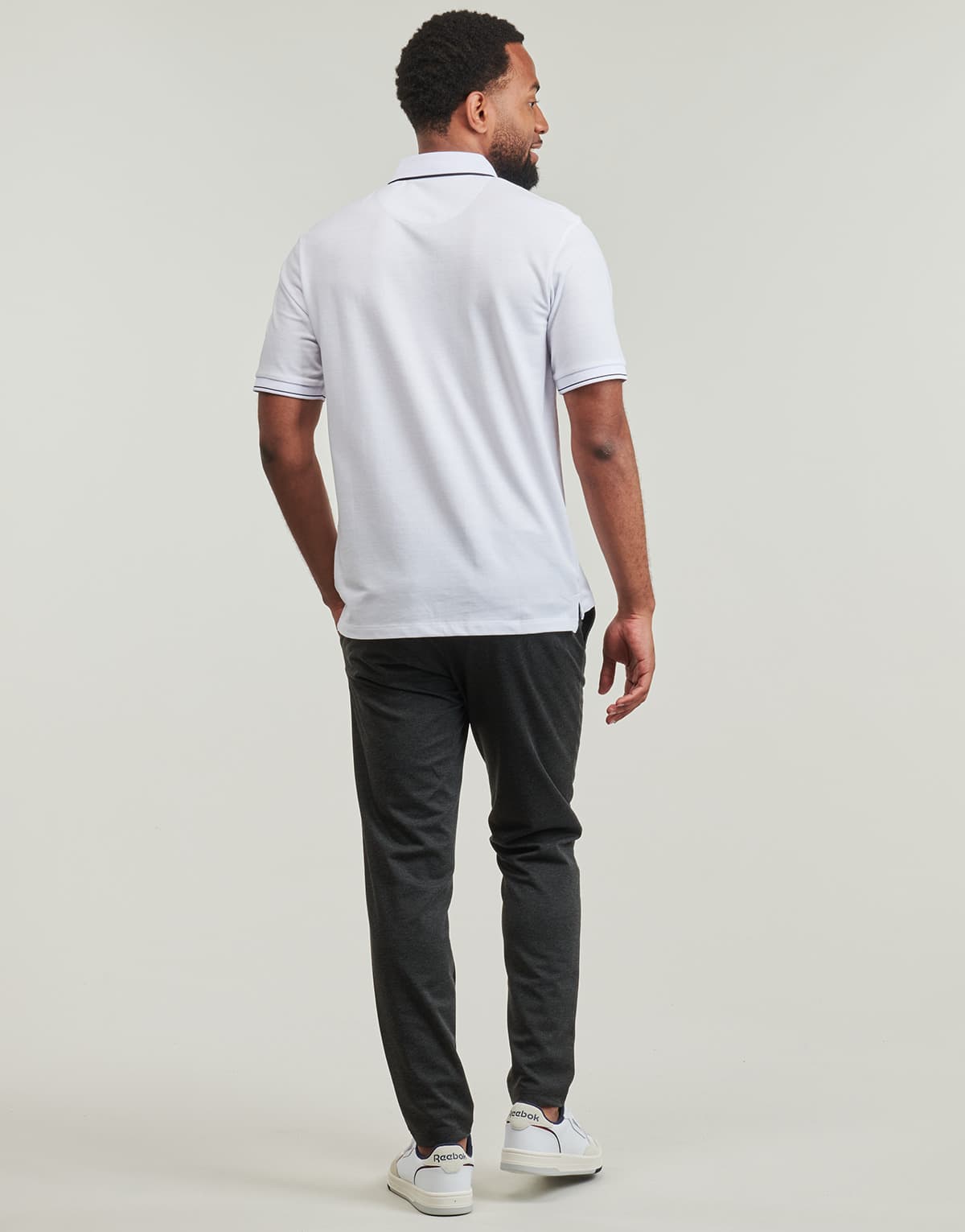 Men's Polo Shirts Jack & Jones White