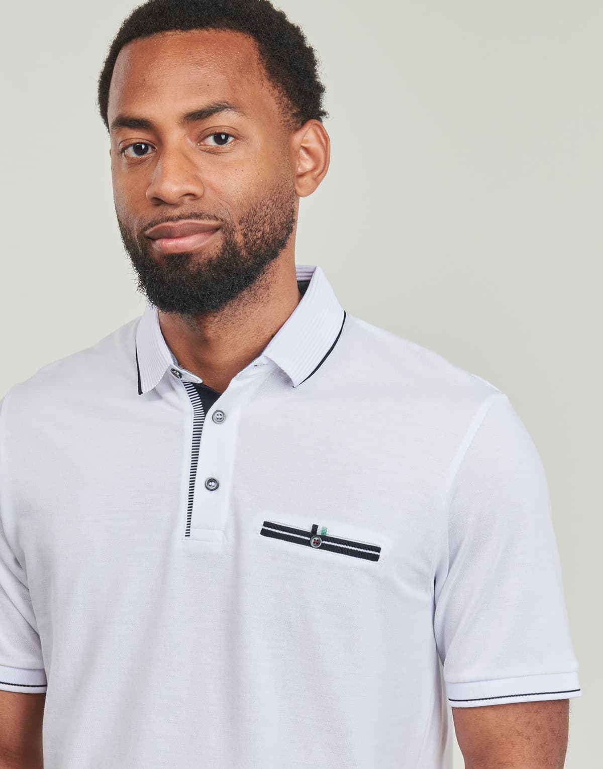 Men's Polo Shirts Jack & Jones White