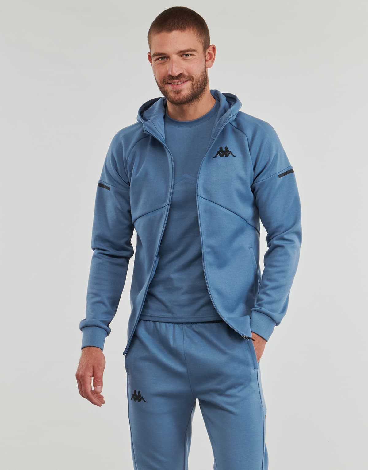 Men's Sports Hoodies & Sweatshirts Kappa Blue