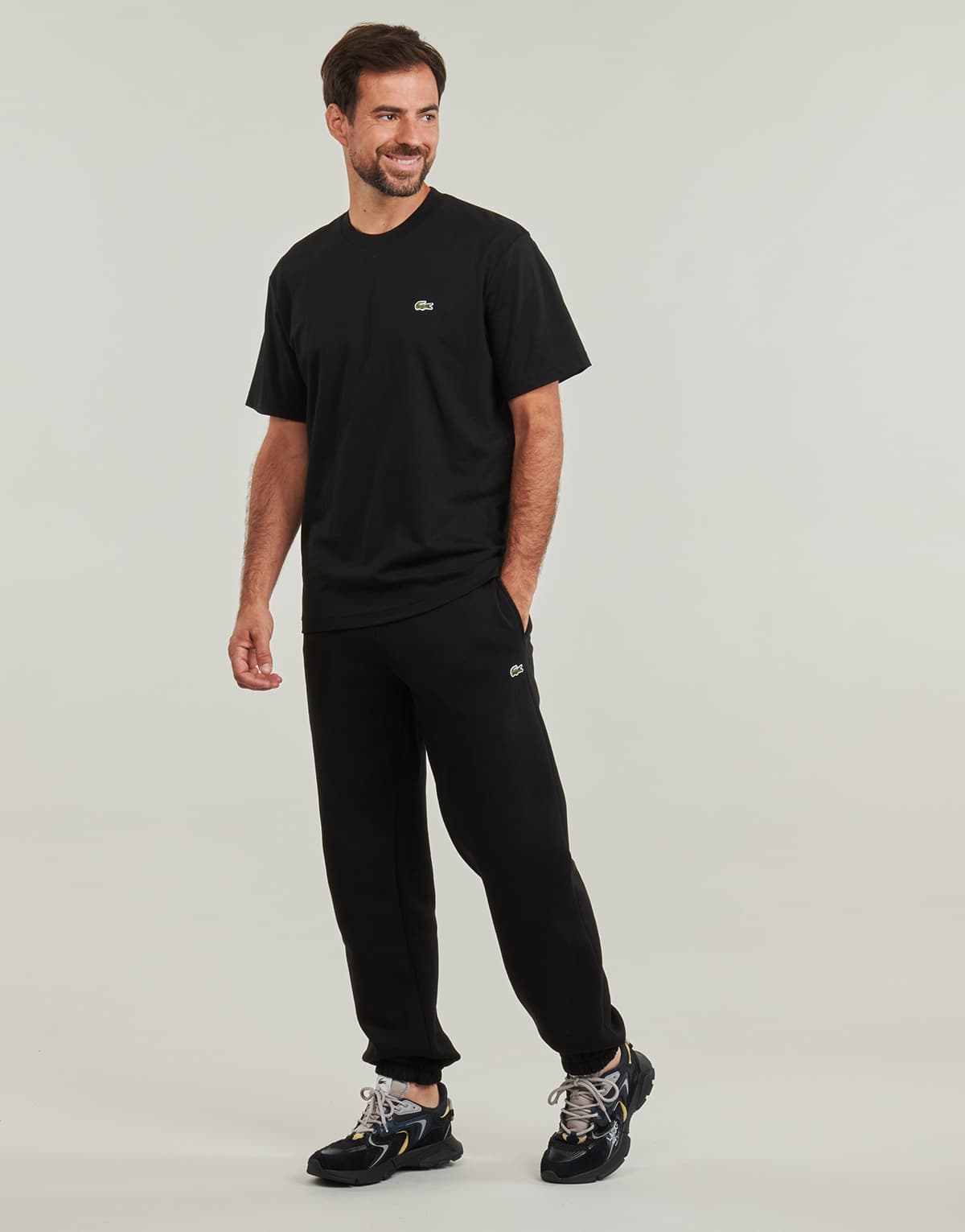 Men's T-Shirts Lacoste Black