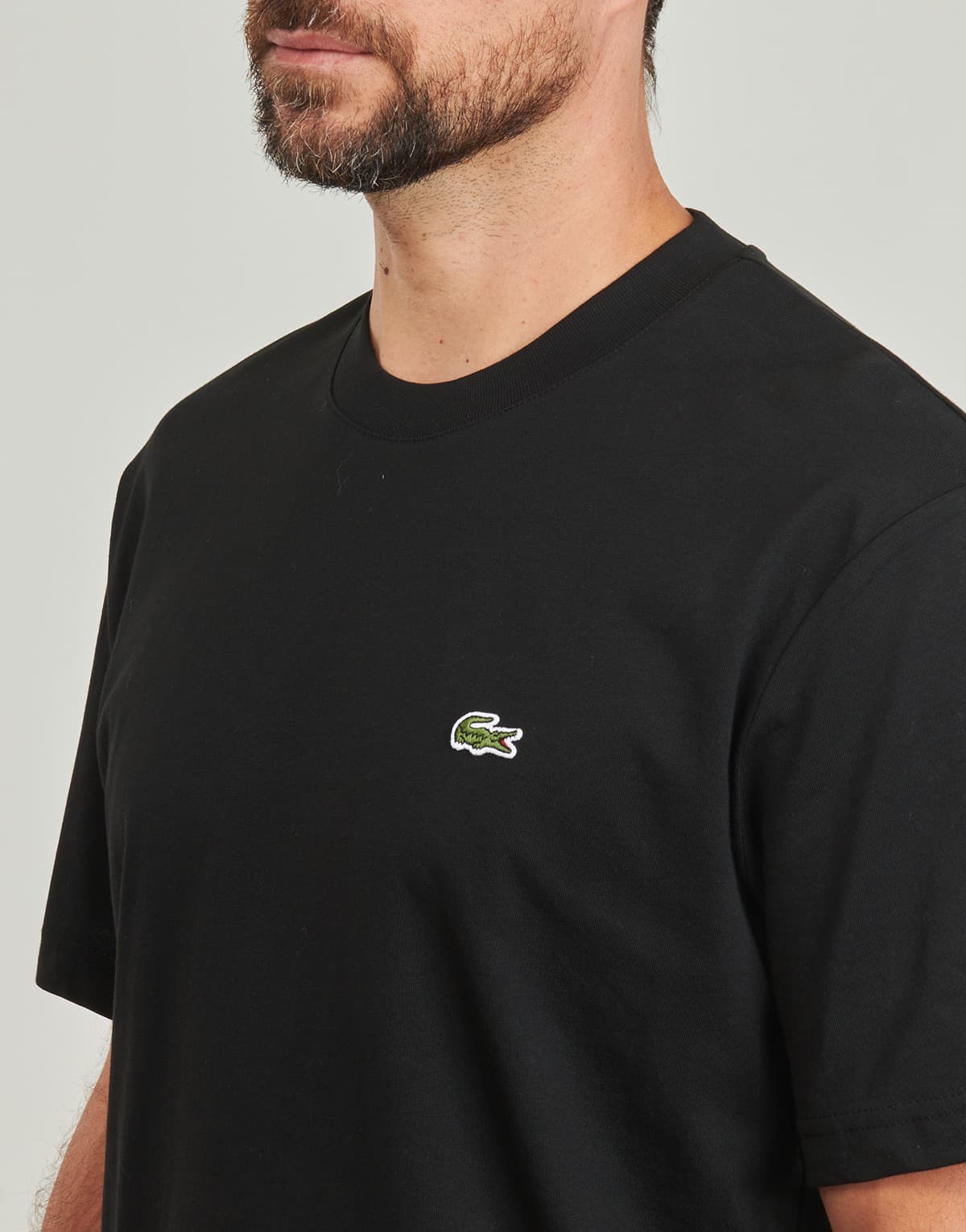 Men's T-Shirts Lacoste Black