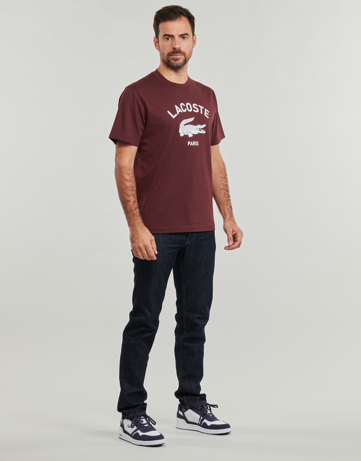 Women's T-Shirts Lacoste Bordeaux