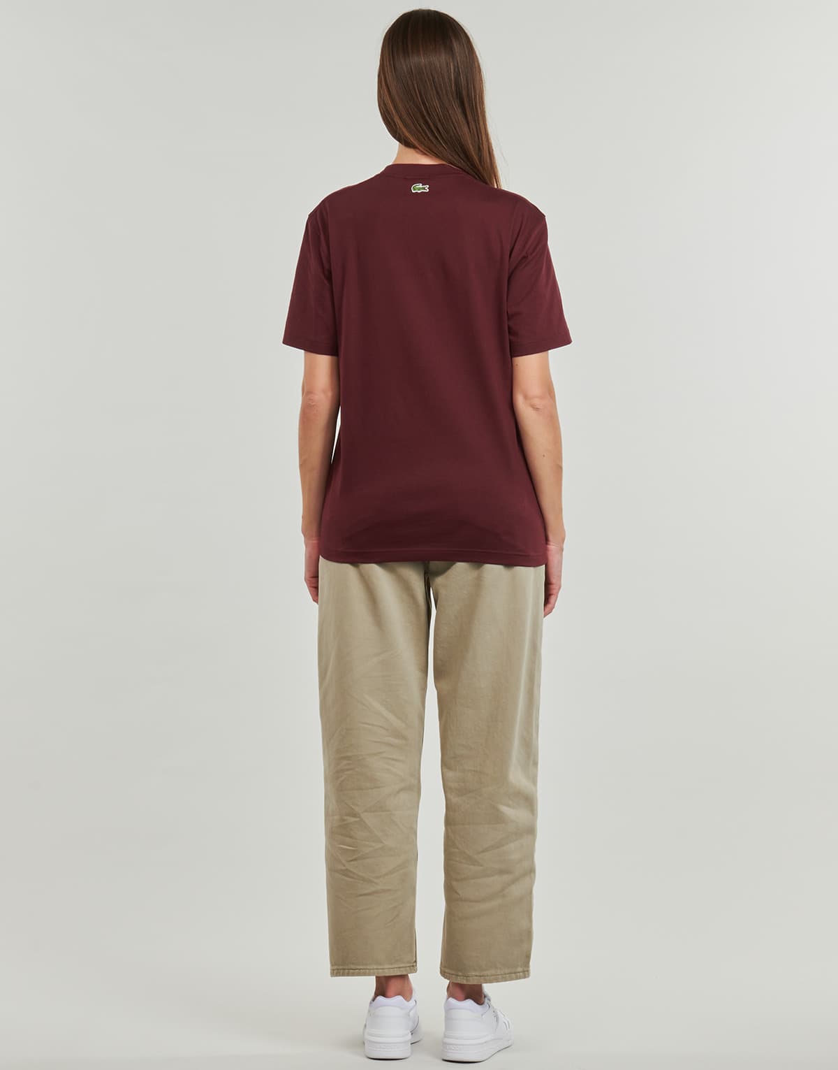 Women's T-Shirts Lacoste Bordeaux