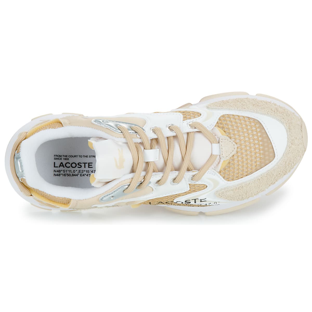 Women's Sneakers Lacoste Beige