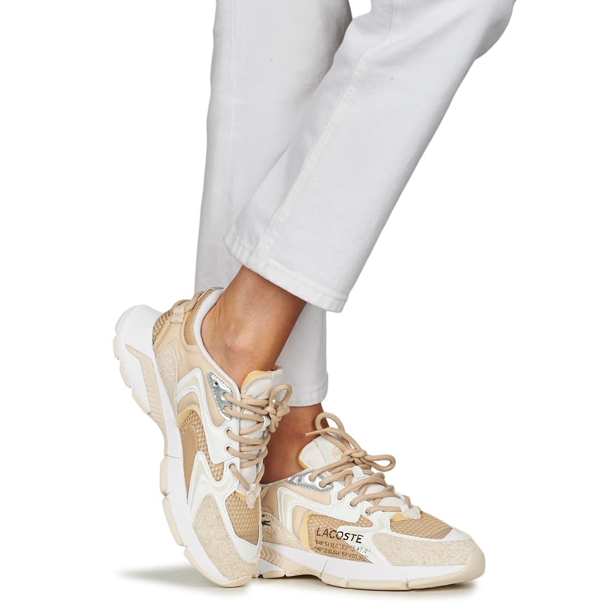 Women's Sneakers Lacoste Beige