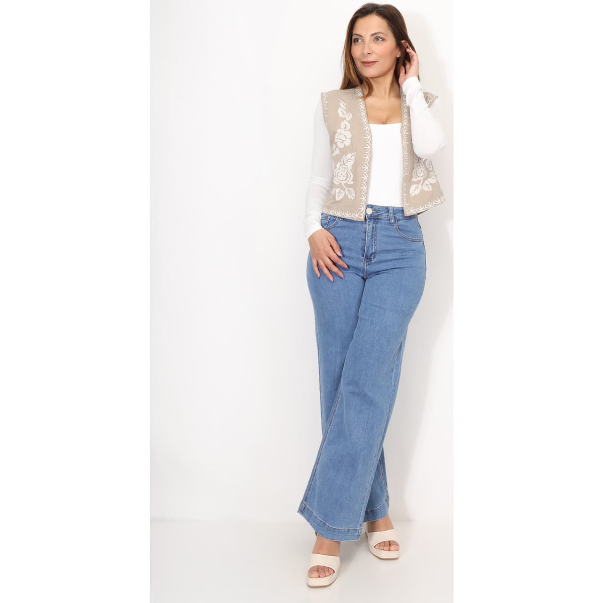 Women's Blazers La Modeuse Beige