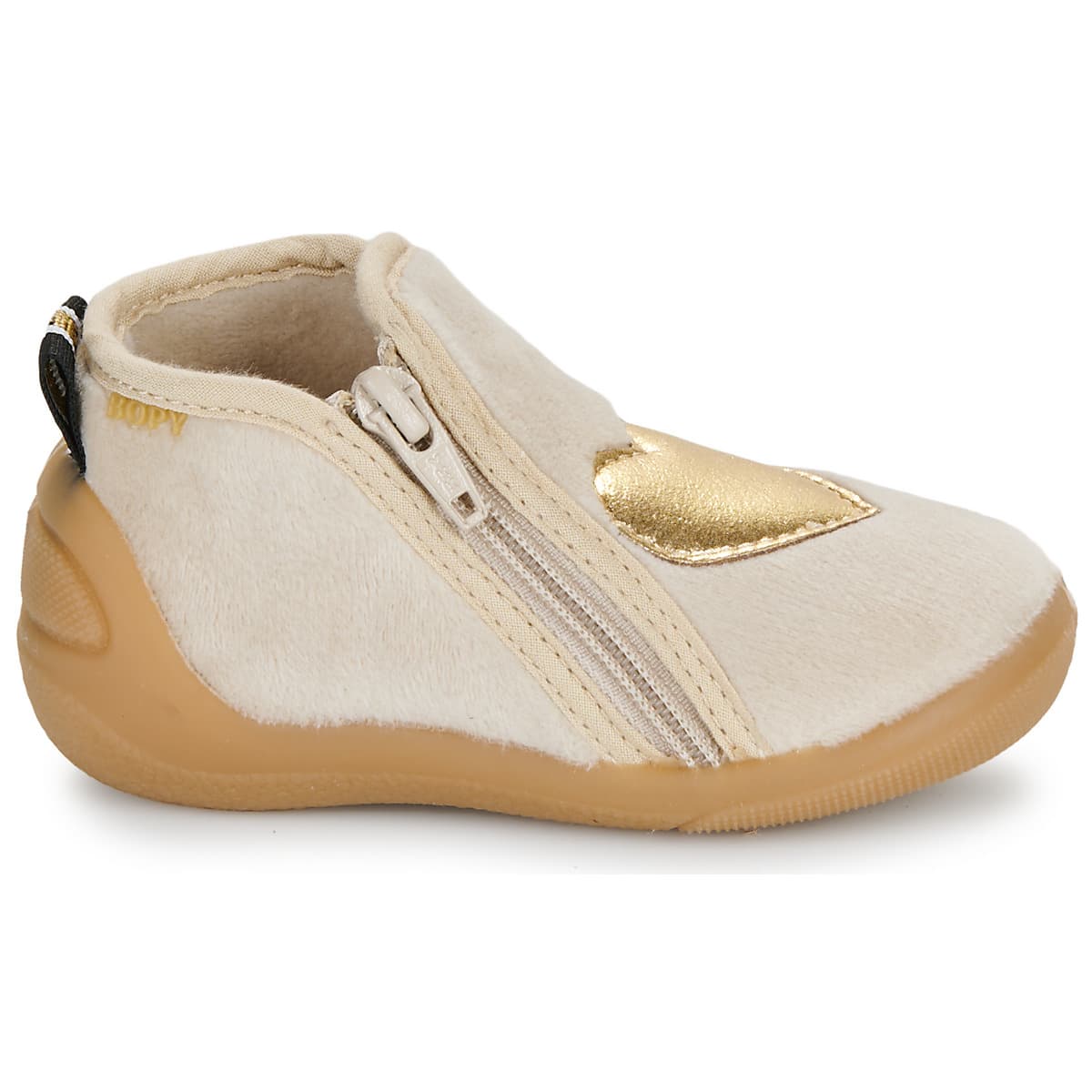 Girls' House Slippers Bopy Beige