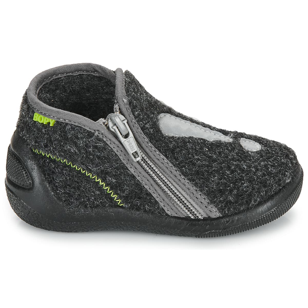 Girls' House Slippers Bopy Gray