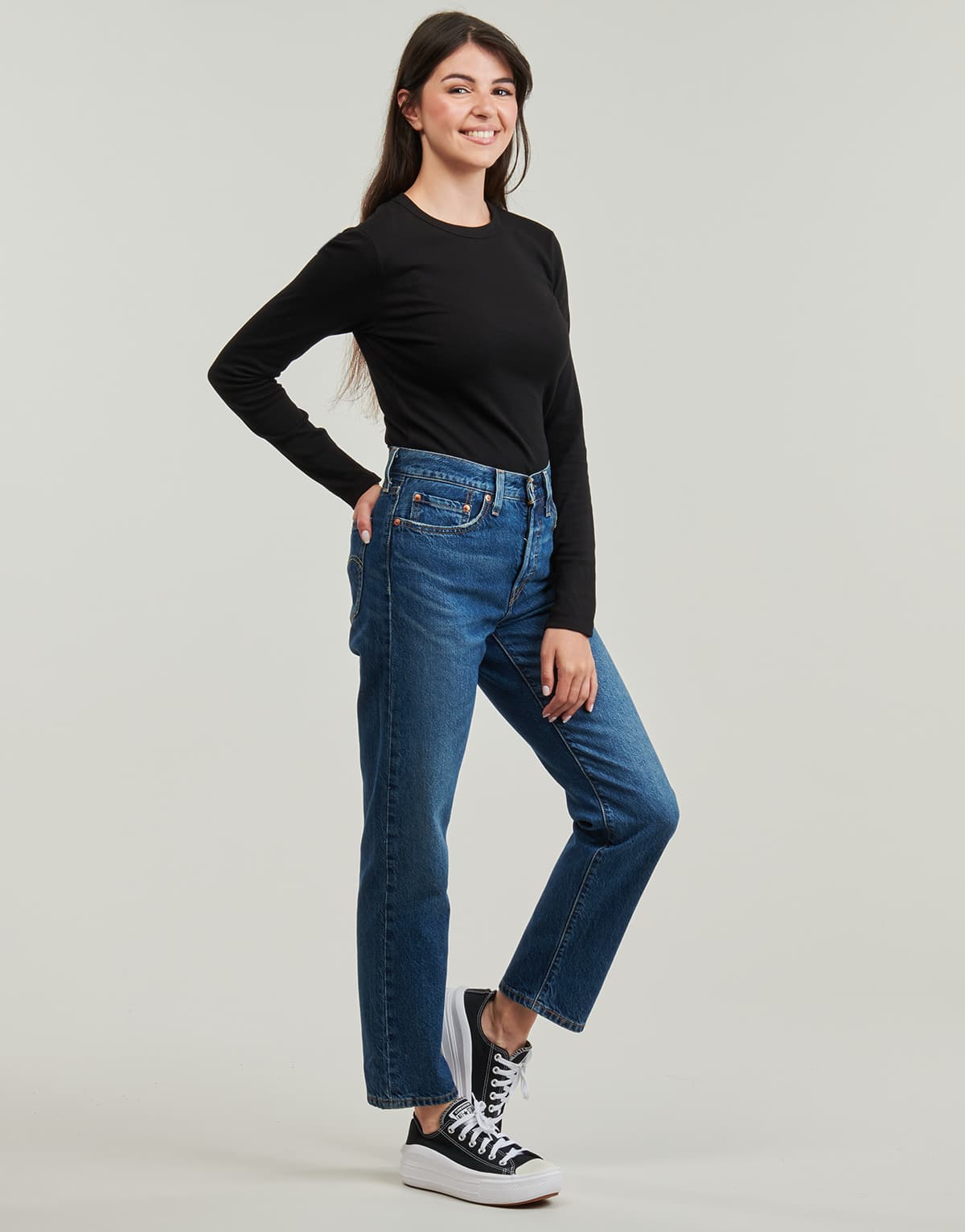 Women's T-Shirts Petit Bateau Black