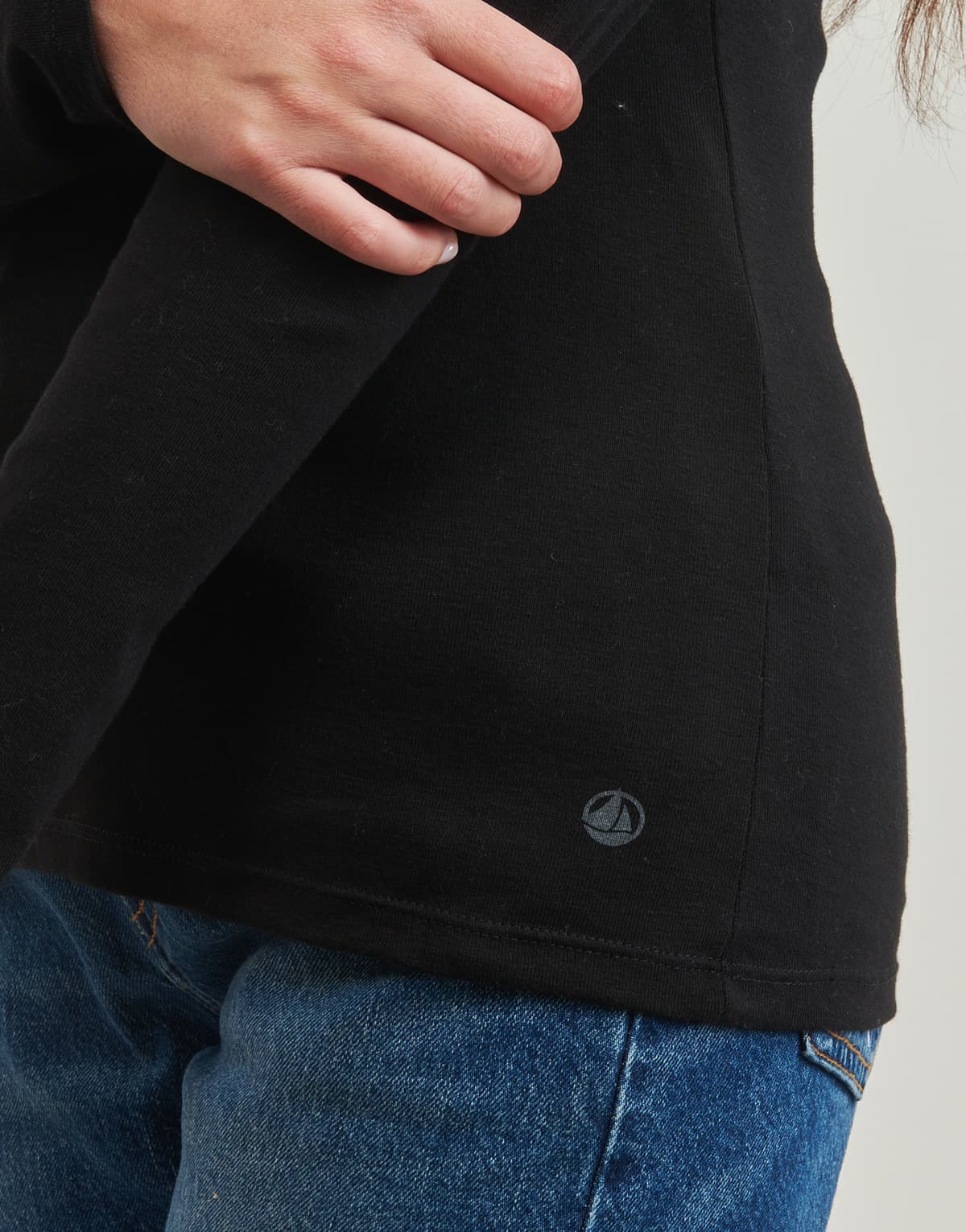 Women's T-Shirts Petit Bateau Black