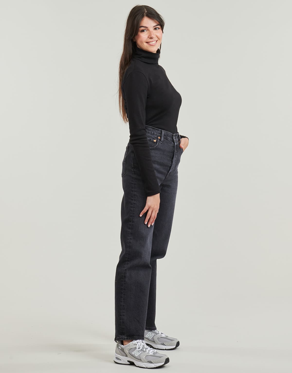 Women's T-Shirts Petit Bateau Black