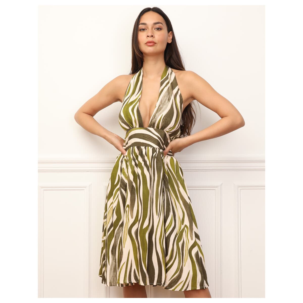 Women's Dresses La Modeuse Green