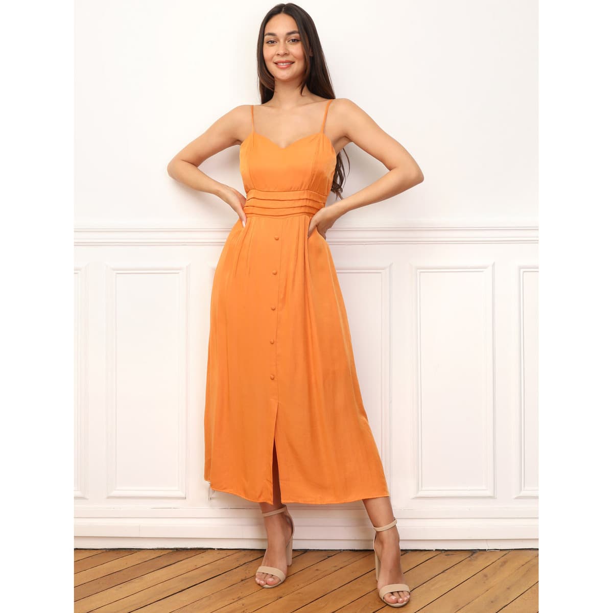 Women's Dresses La Modeuse Orange
