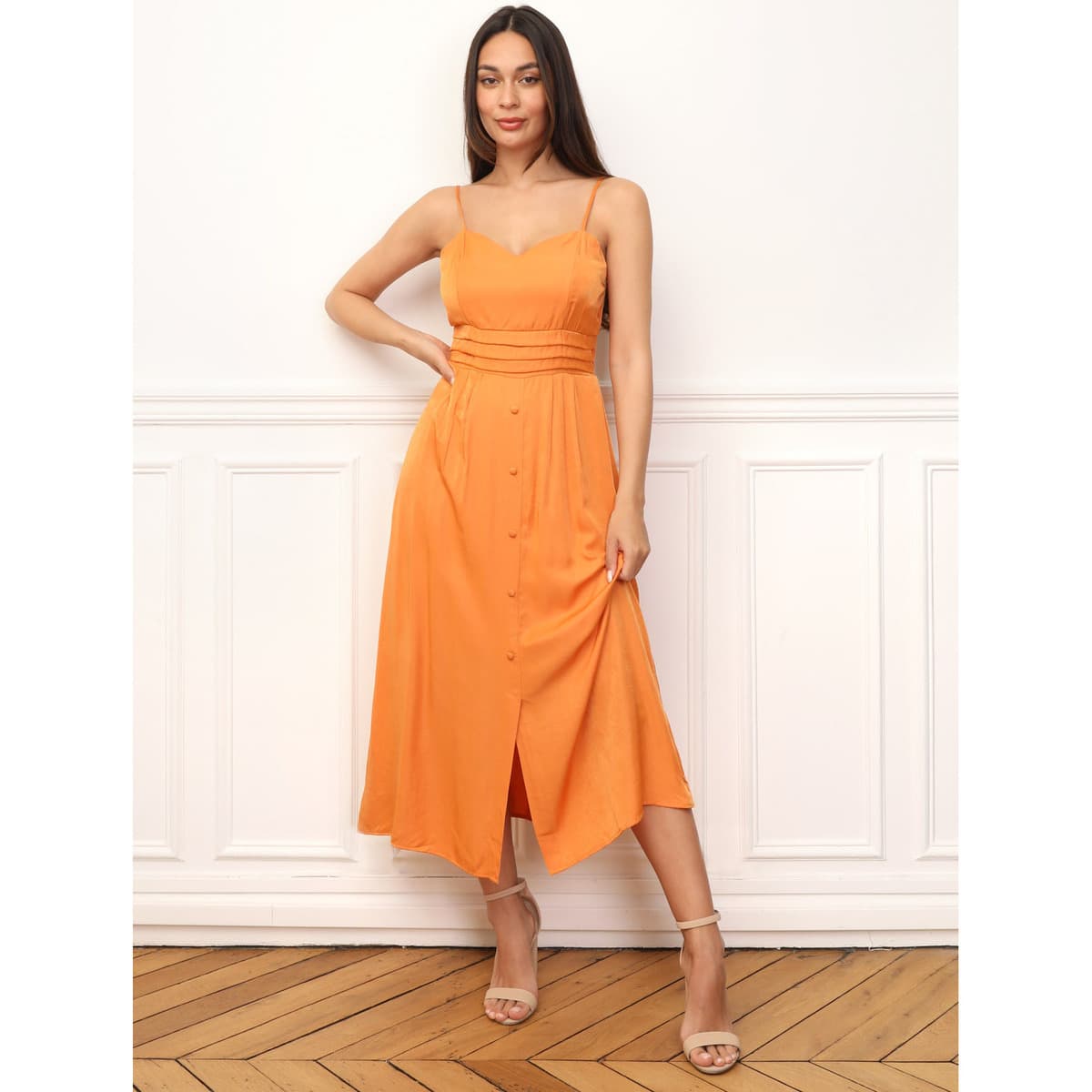 Women's Dresses La Modeuse Orange