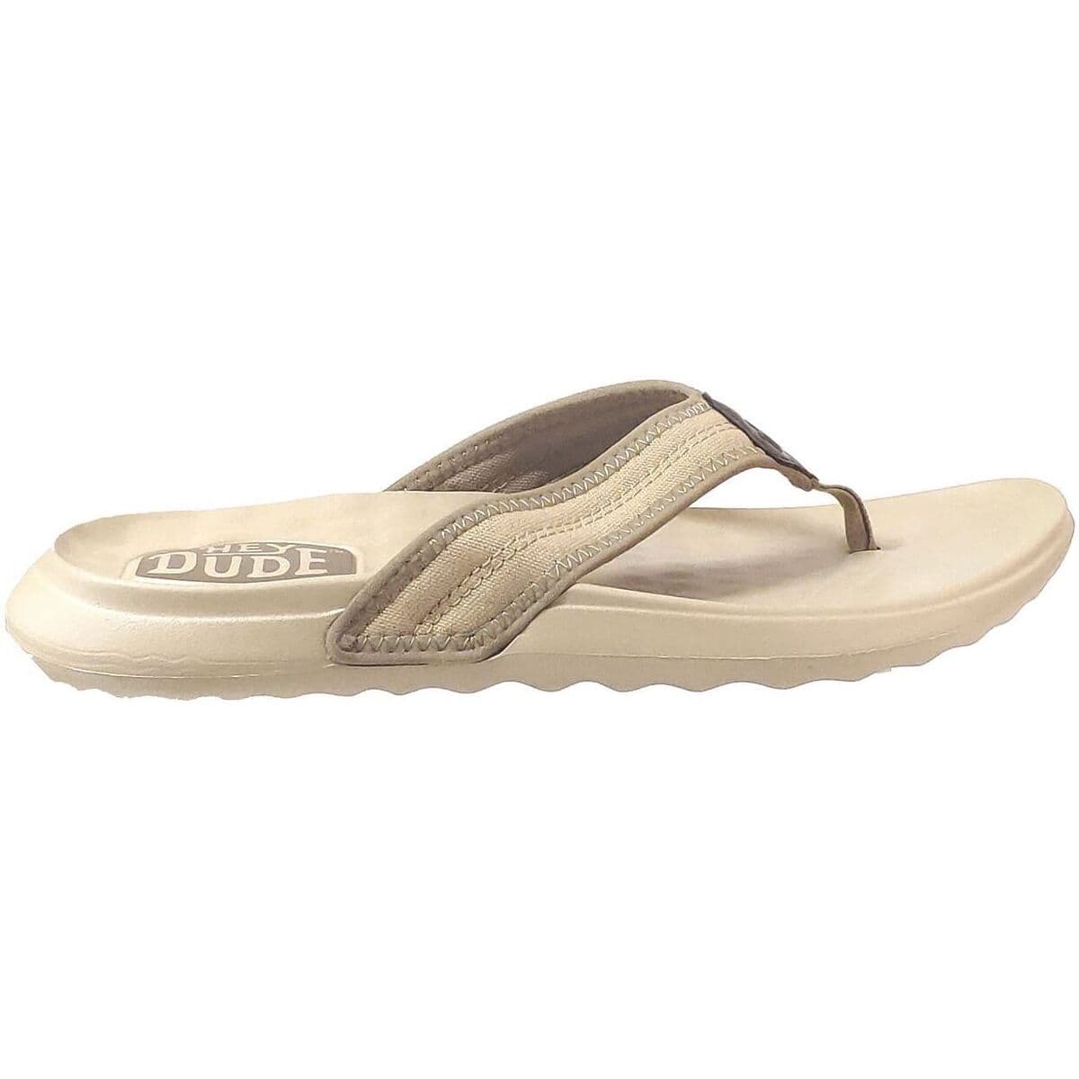 Men's Flip Flops HEYDUDE Beige