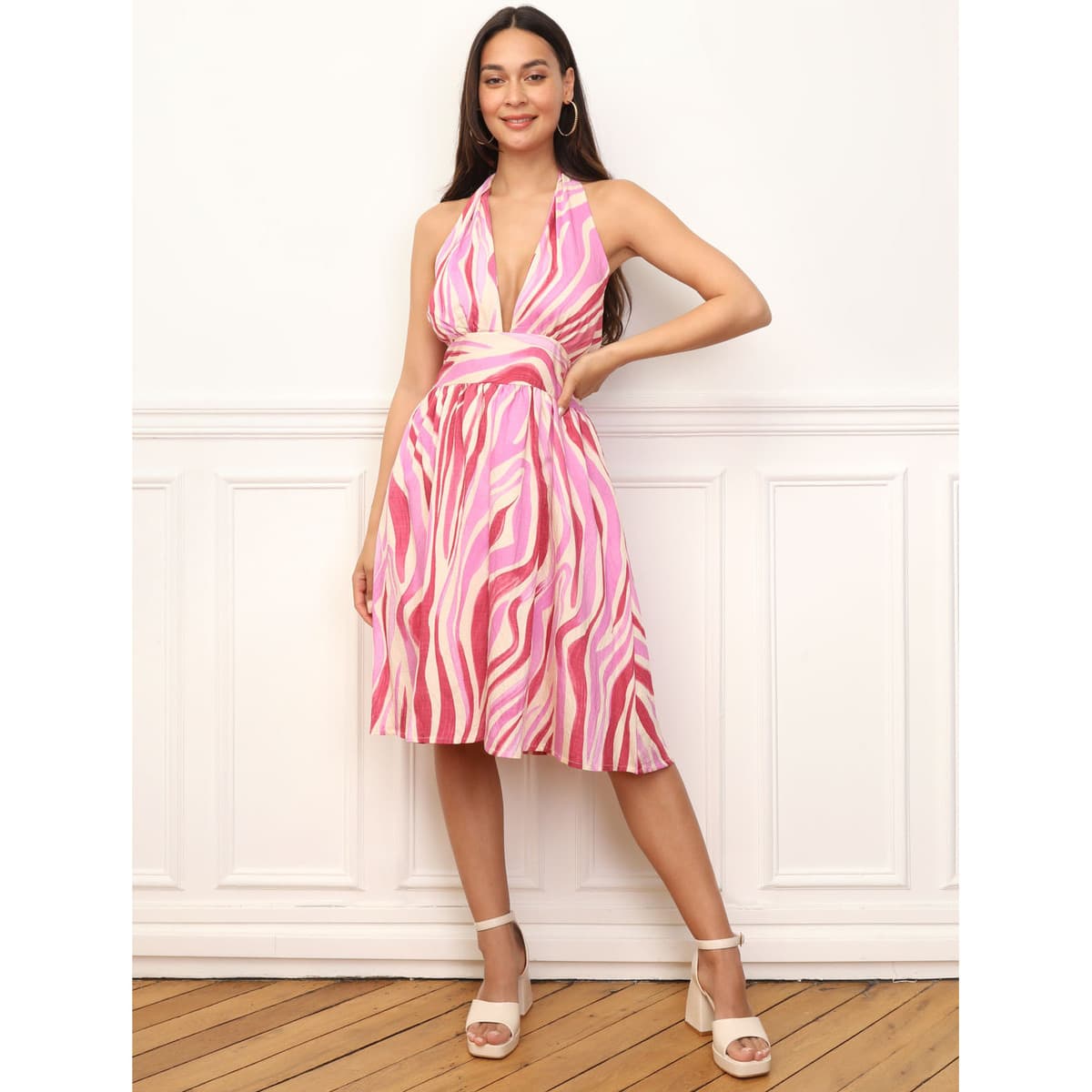 Women's Dresses La Modeuse Pink