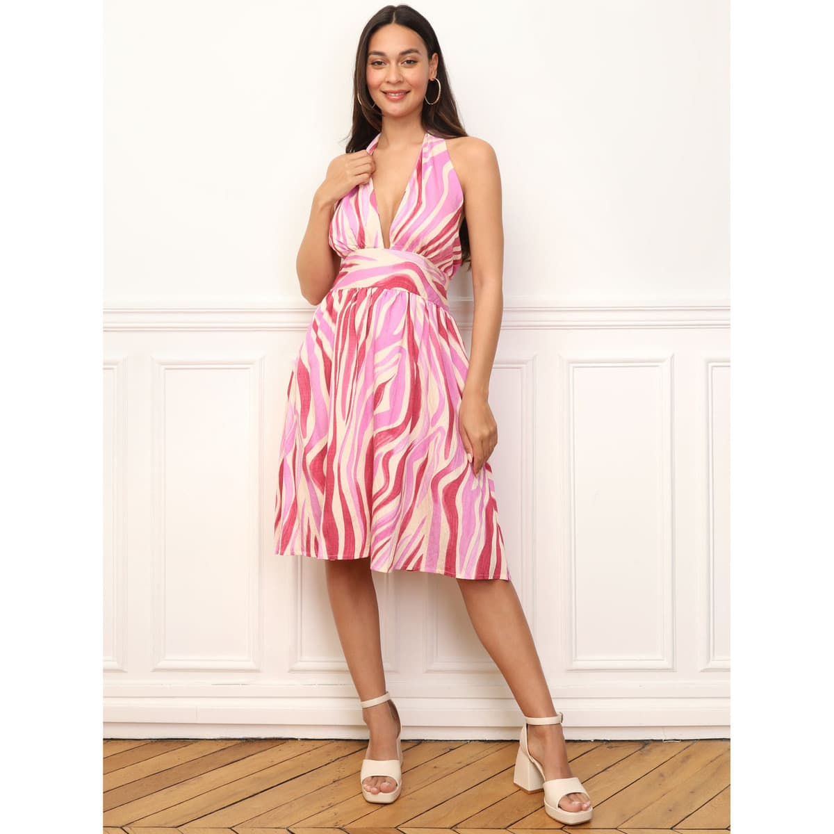 Women's Dresses La Modeuse Pink