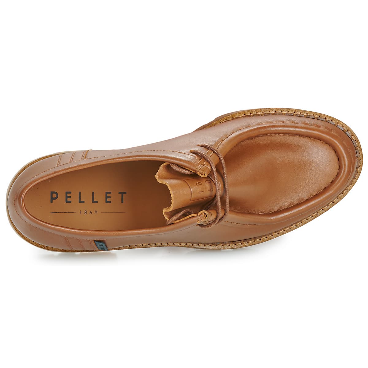 Men's Derby Shoes Pellet Brown