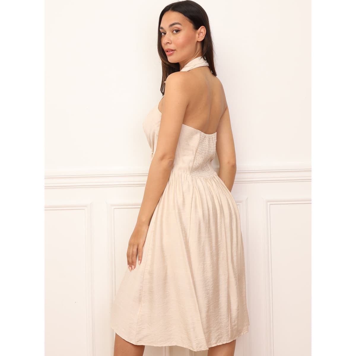 Women's Dresses La Modeuse Beige