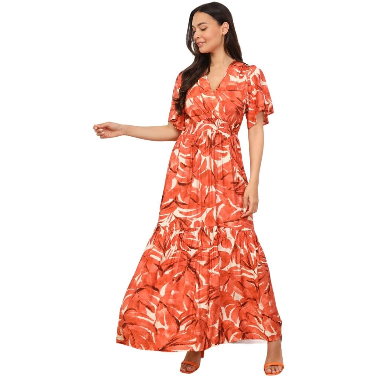 Women's Dresses La Modeuse Orange