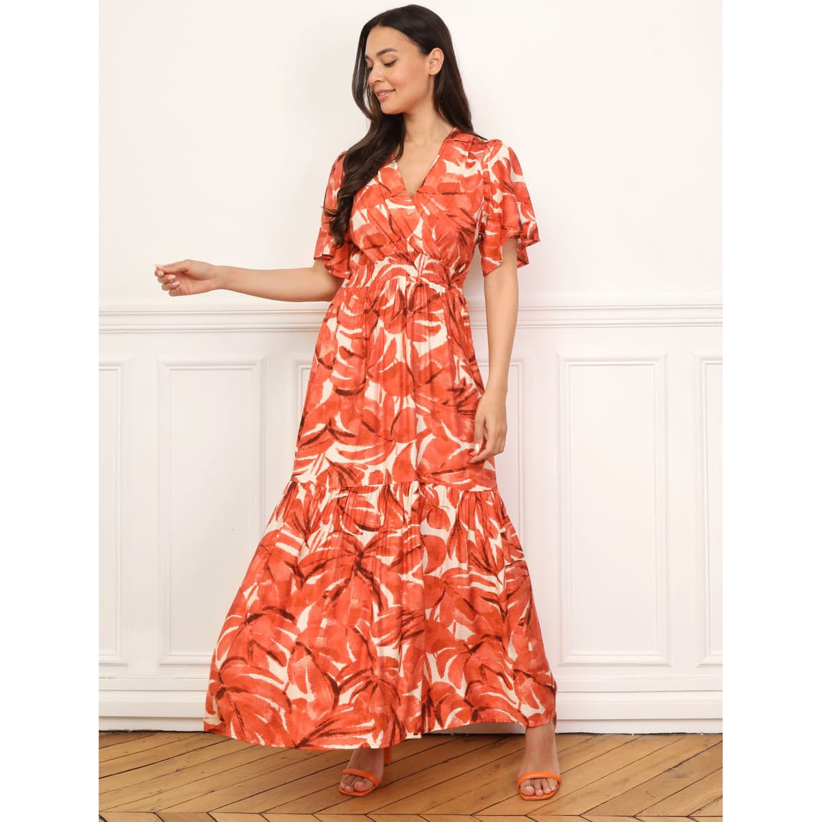 Women's Dresses La Modeuse Orange