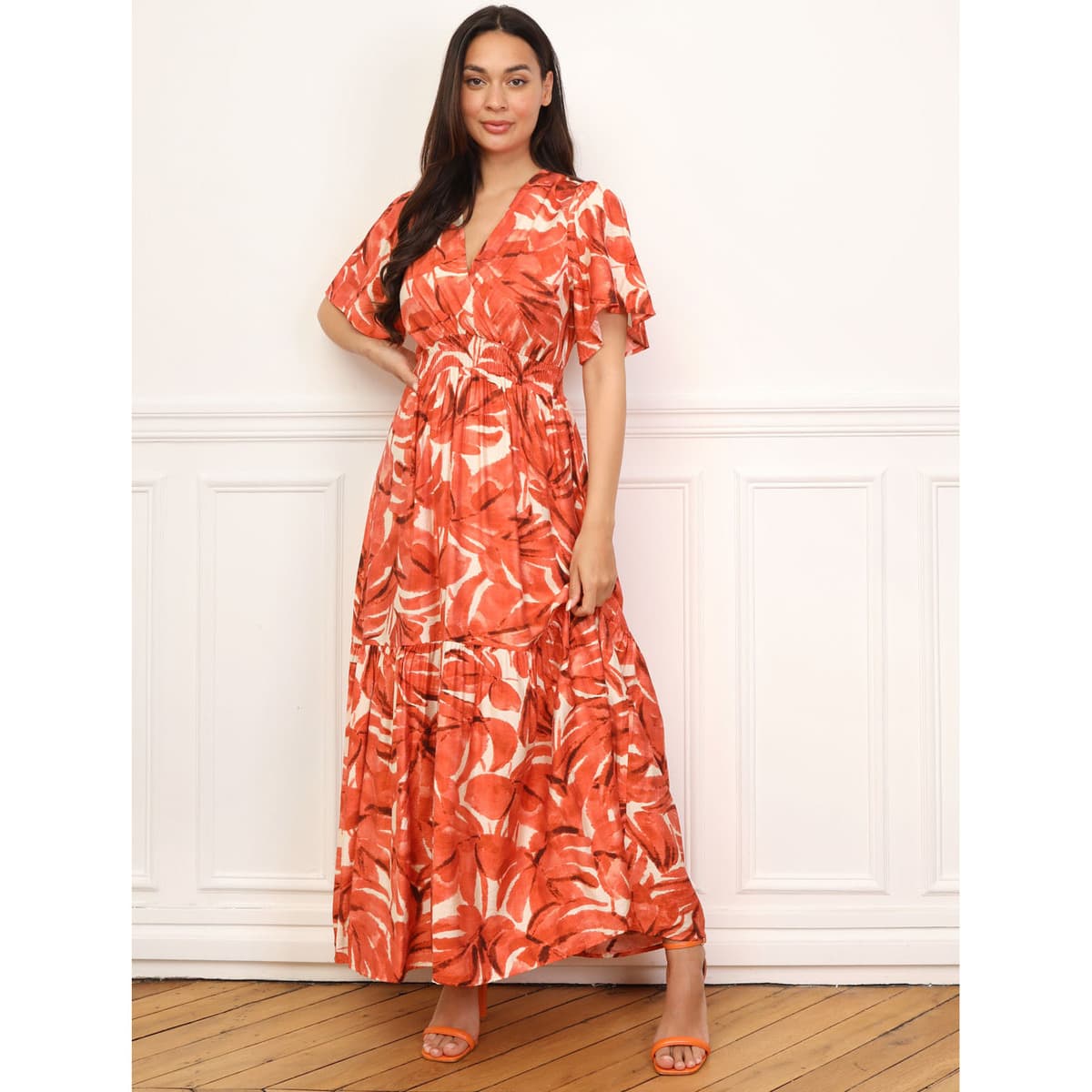 Women's Dresses La Modeuse Orange