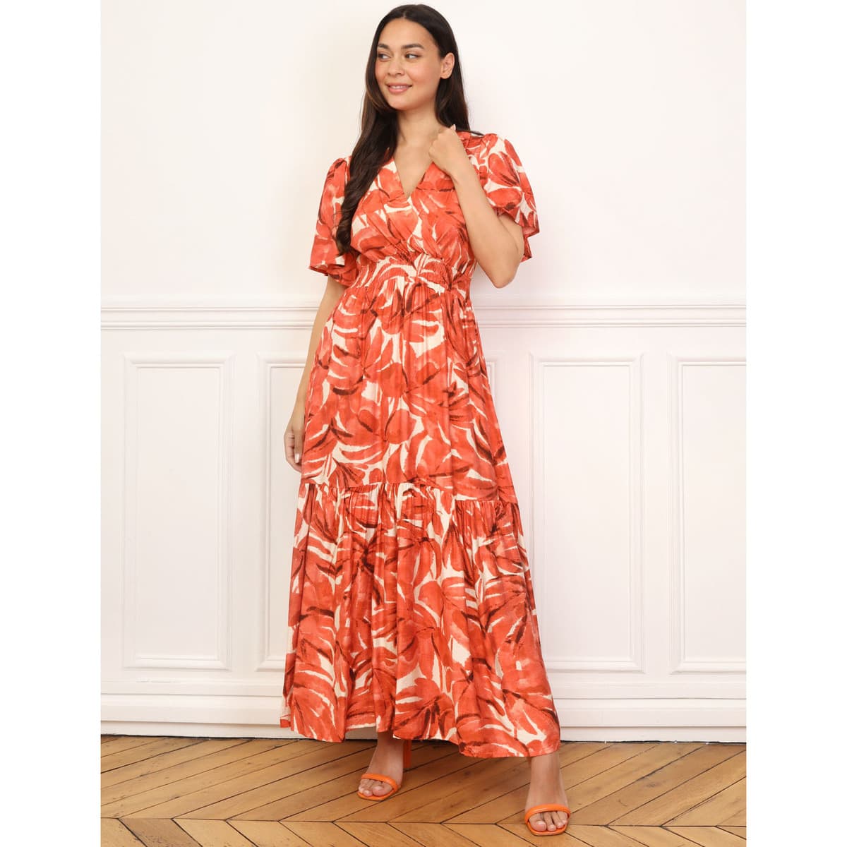 Women's Dresses La Modeuse Orange