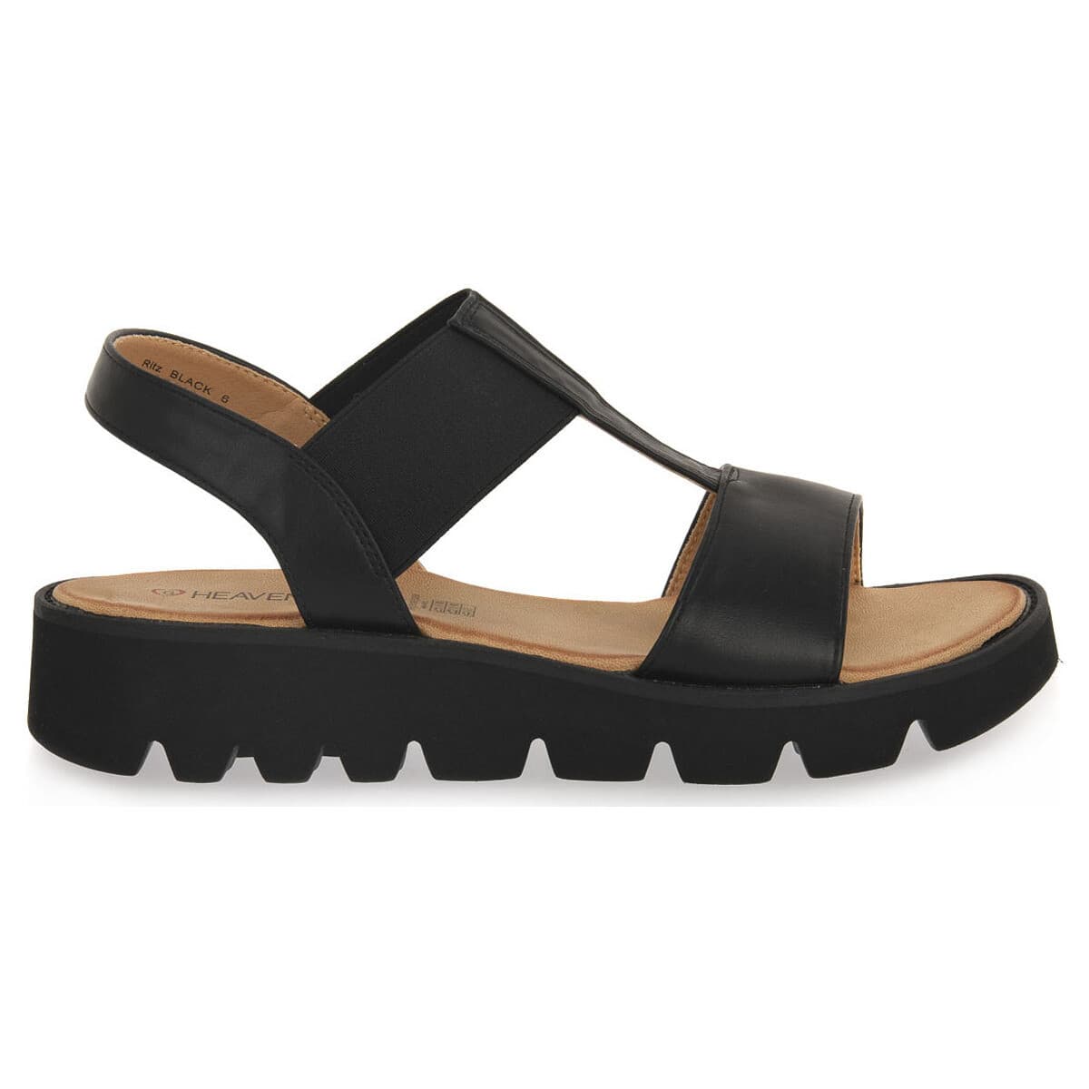 Women's Platforms Heavenly Feet Black